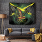 One Love Jamaica Tapestry Rastafarian Lion Reggae Grunge Style