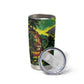 One Love Jamaica Tumbler Cup Rastafarian Lion Reggae Grunge Style