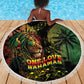 One Love Bahamas Beach Blanket Rastafarian Lion Reggae Grunge Style