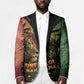 One Love Bahamas Blazer Rastafarian Lion Reggae Grunge Style