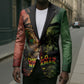 One Love Bahamas Blazer Rastafarian Lion Reggae Grunge Style
