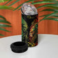 One Love Bahamas 4 in 1 Can Cooler Tumbler Rastafarian Lion Reggae Grunge Style