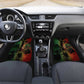 One Love Bahamas Car Mats Rastafarian Lion Reggae Grunge Style