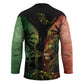 One Love Bahamas Hockey Jersey Rastafarian Lion Reggae Grunge Style
