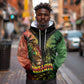 One Love Bahamas Hoodie Rastafarian Lion Reggae Grunge Style