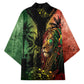 One Love Bahamas Kimono Rastafarian Lion Reggae Grunge Style