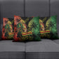One Love Bahamas Pillow Cover Rastafarian Lion Reggae Grunge Style