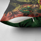 One Love Bahamas Pillow Cover Rastafarian Lion Reggae Grunge Style