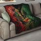 One Love Bahamas Quilt Rastafarian Lion Reggae Grunge Style