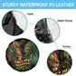 One Love Bahamas Spare Tire Cover Rastafarian Lion Reggae Grunge Style