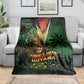 One Love Guyana Blanket Rastafarian Lion Reggae Grunge Style