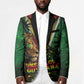 One Love Guyana Blazer Rastafarian Lion Reggae Grunge Style