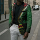 One Love Guyana Blazer Rastafarian Lion Reggae Grunge Style