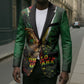 One Love Guyana Blazer Rastafarian Lion Reggae Grunge Style