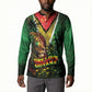 One Love Guyana Button Sweatshirt Rastafarian Lion Reggae Grunge Style