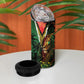 One Love Guyana 4 in 1 Can Cooler Tumbler Rastafarian Lion Reggae Grunge Style