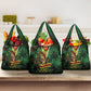One Love Guyana Grocery Bag Rastafarian Lion Reggae Grunge Style