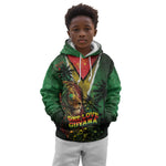 One Love Guyana Kid Hoodie Rastafarian Lion Reggae Grunge Style
