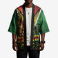 One Love Guyana Kimono Rastafarian Lion Reggae Grunge Style
