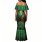 One Love Guyana Mermaid Dress Rastafarian Lion Reggae Grunge Style