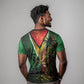 One Love Guyana T shirt Rastafarian Lion Reggae Grunge Style
