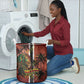 One Love Trinidad And Tobago Laundry Basket Rastafarian Lion Reggae Grunge Style