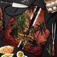 One Love Trinidad And Tobago Apron Rastafarian Lion Reggae Grunge Style