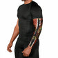 One Love Trinidad And Tobago Arm Sleeves Rastafarian Lion Reggae Grunge Style