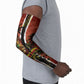 One Love Trinidad And Tobago Arm Sleeves Rastafarian Lion Reggae Grunge Style