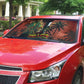 One Love Trinidad And Tobago Auto Sun Shade Rastafarian Lion Reggae Grunge Style