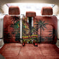 One Love Trinidad And Tobago Back Car Seat Cover Rastafarian Lion Reggae Grunge Style