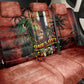 One Love Trinidad And Tobago Back Car Seat Cover Rastafarian Lion Reggae Grunge Style