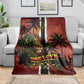 One Love Trinidad And Tobago Blanket Rastafarian Lion Reggae Grunge Style