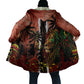 One Love Trinidad And Tobago Cloak Rastafarian Lion Reggae Grunge Style