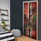 One Love Trinidad And Tobago Door Cover Rastafarian Lion Reggae Grunge Style