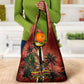 One Love Trinidad And Tobago Grocery Bag Rastafarian Lion Reggae Grunge Style