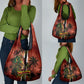 One Love Trinidad And Tobago Grocery Bag Rastafarian Lion Reggae Grunge Style