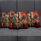 One Love Trinidad And Tobago Pillow Cover Rastafarian Lion Reggae Grunge Style