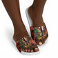 One Love Trinidad And Tobago Slide Sandals Rastafarian Lion Reggae Grunge Style
