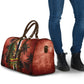 One Love Trinidad And Tobago Travel Bag Rastafarian Lion Reggae Grunge Style