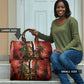 One Love Trinidad And Tobago Travel Bag Rastafarian Lion Reggae Grunge Style
