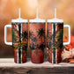 One Love Trinidad And Tobago Tumbler With Handle Rastafarian Lion Reggae Grunge Style
