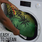 One Love Afro Haiti Bathroom Set Rastafarian Lion Reggae Grunge Style