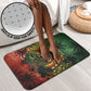 One Love Afro Haiti Bathroom Set Rastafarian Lion Reggae Grunge Style
