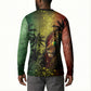 One Love Afro Haiti Button Sweatshirt Rastafarian Lion Reggae Grunge Style