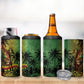 One Love Afro Haiti 4 in 1 Can Cooler Tumbler Rastafarian Lion Reggae Grunge Style
