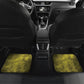 One Love Afro Haiti Car Mats Rastafarian Lion Reggae Grunge Style