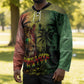 One Love Afro Haiti Hockey Jersey Rastafarian Lion Reggae Grunge Style