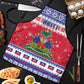 Afro Haiti Christmas Apron Coat Of Arms Jwaye Nwel