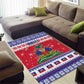 Afro Haiti Christmas Area Rug Coat Of Arms Jwaye Nwel - African Pride